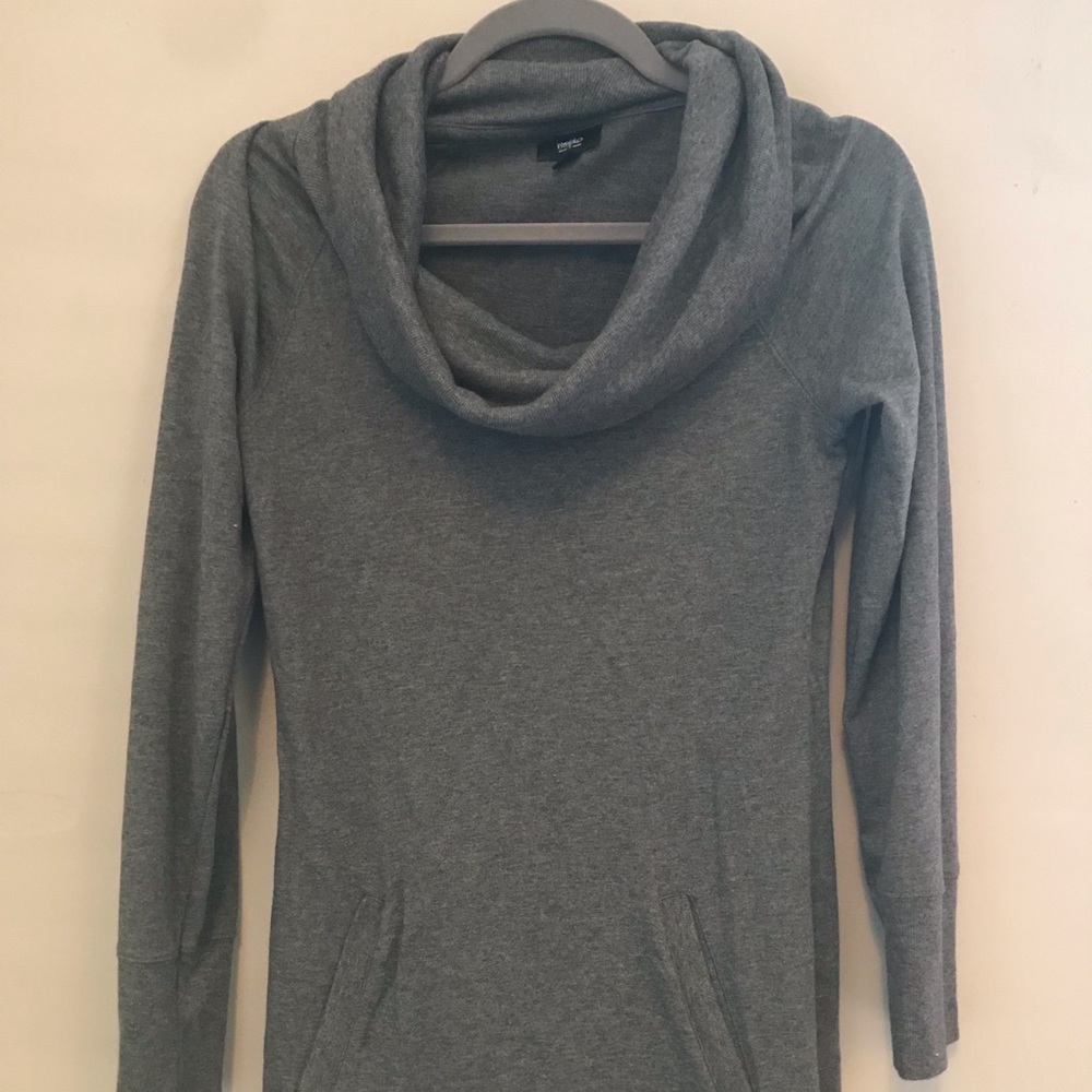 Cowl-neck dress